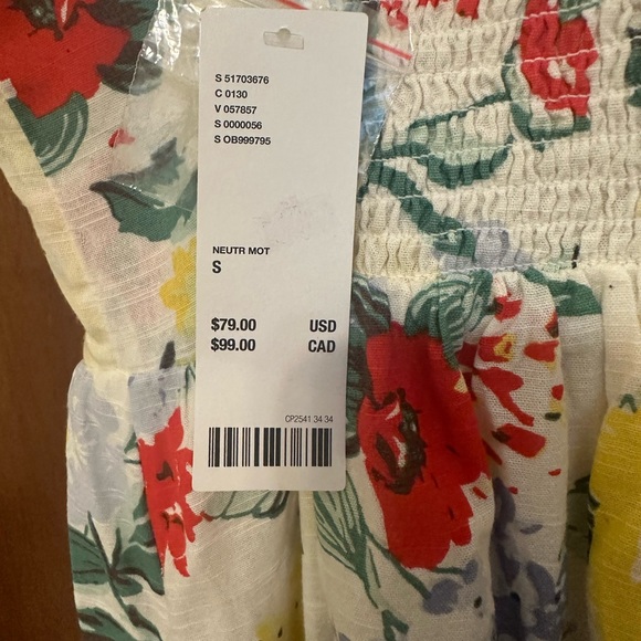 Urban Outfitters NWT Positano Linen Tie-Shoulder Midi Dress - Picture 7 of 7